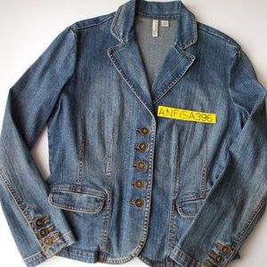 St. John's Bay Petite Stretch Denim Jacket Size SP